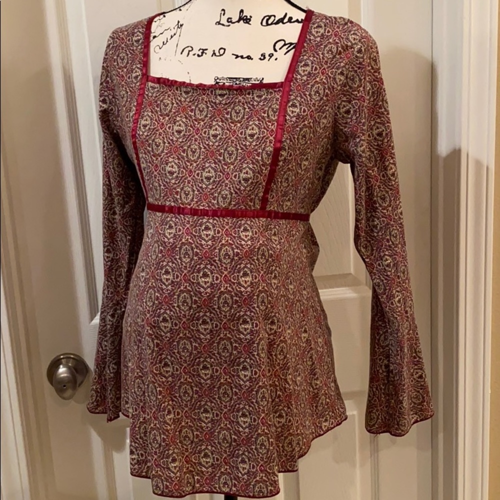 Maternity blouse, Baby and Me, Boho style